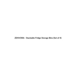 Stackable Fridge Storage Bins (Set of 4) thumbnail 1