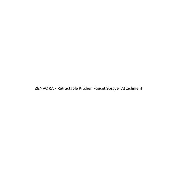 Retractable Kitchen Faucet Sprayer Attachment