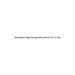 Stackable Fridge Storage Bins (Set of 4) thumbnail 4