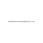 Reusable Silicone Food Storage Bags (Set of 6) thumbnail 4