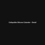 Collapsible Silicone Colander thumbnail 3
