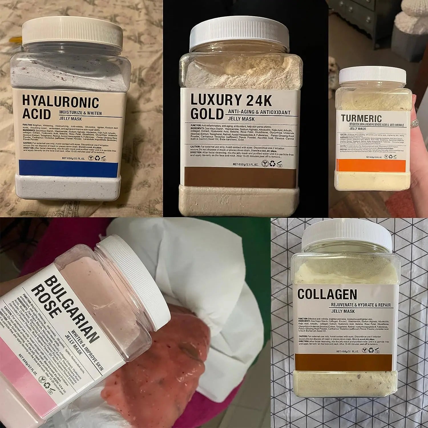 Professional 650g Jelly Mask Set