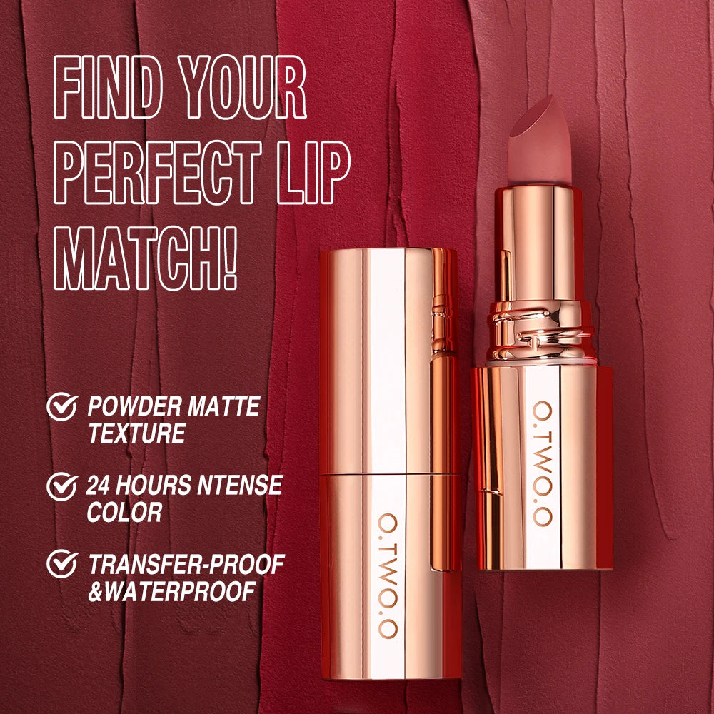 O.TWO.O Long-Lasting Matte Lipstick