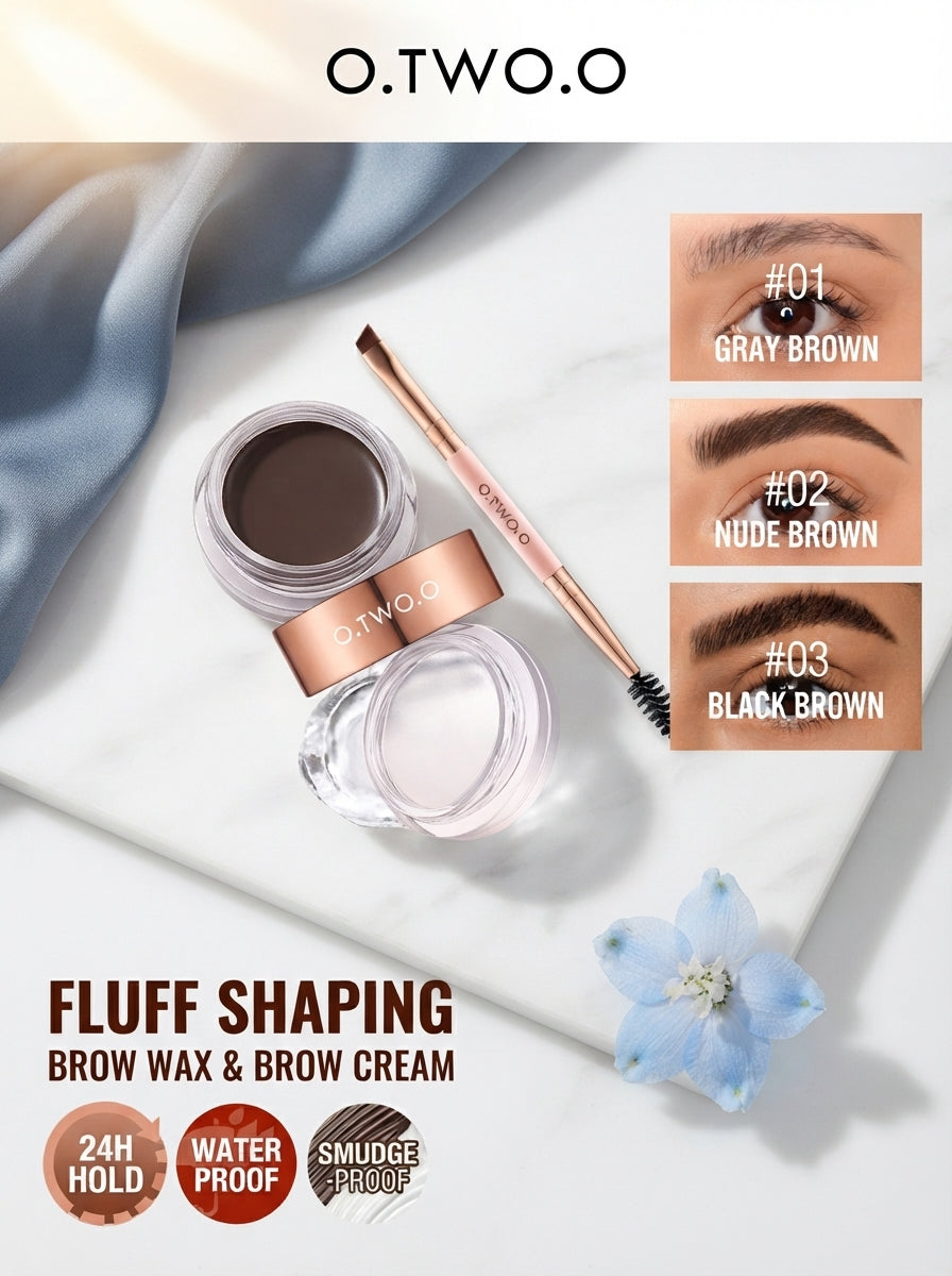 O.TWO.O Waterproof Eyebrow Pomade - luxury-product-features